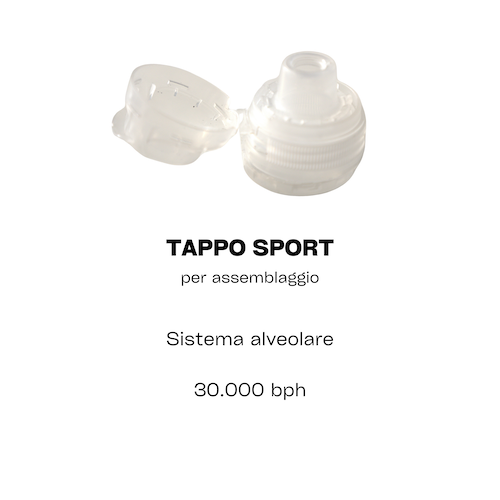 tappo sport alveolare alimentare beverage erre enne